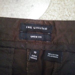 The Limited Dark brown pants Drew fit